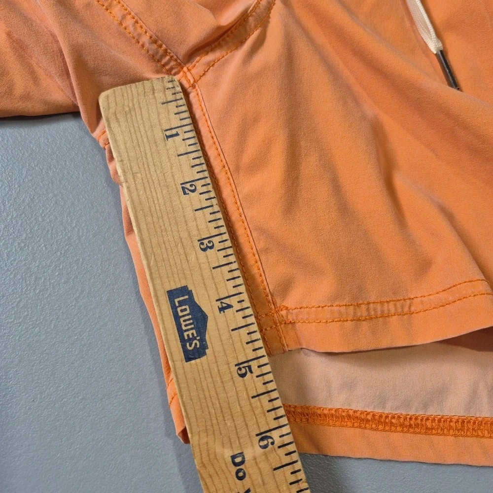 Fair Harbor Swim Trunks Mens Large Washed Orange Lined Shorts Travel Active 5